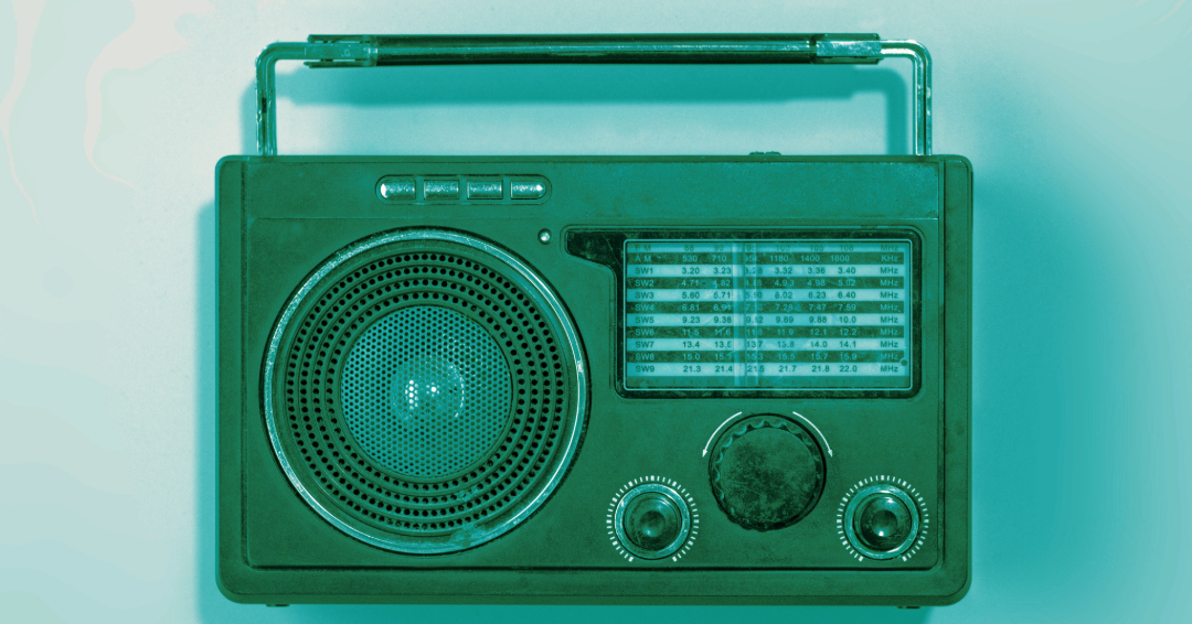 Technicolor radio Photo Source // Unsplash: Ian Talmacs